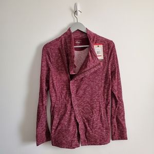 Bass & Co NWT Asymmetric Zip Jacket